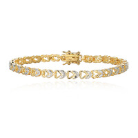 I3 (I) Diamond Brass Bracelet (Juwelo Style)