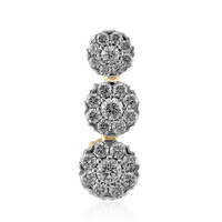 18K VVS1 (G) Diamond Gold Pendant