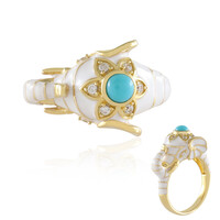 Sleeping Beauty Turquoise Silver Ring