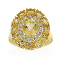 Citrine Silver Ring