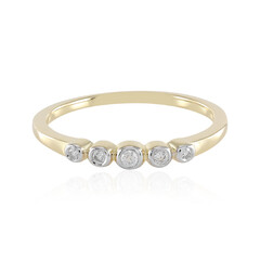 9K SI1 (H) Diamond Gold Ring