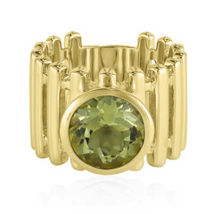 Lemon Citrine Silver Ring
