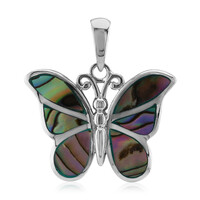 Abalone Shell Silver Pendant
