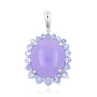 10K Lavender Jade Gold Pendant