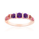 Zambian Amethyst Silver Ring