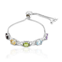 Sky Blue Topaz Silver Bracelet