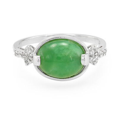 Imperial Chrysoprase Silver Ring