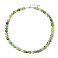 Serpentine Silver Necklace
