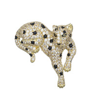 Peridot Silver Brooch (Adela Silber)