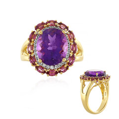 Zambian Amethyst Silver Ring