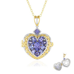 Tanzanite Silver Necklace (Gems en Vogue)