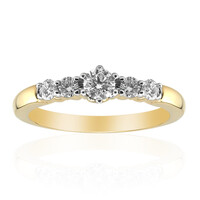 9K SI1 (G) Diamond Gold Ring