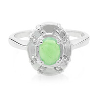 Imperial Chrysoprase Silver Ring