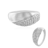 9K Flawless (F) Diamond Gold Ring (LUCENT DIAMONDS)