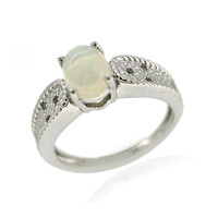 Welo Opal Silver Ring