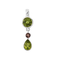 Peridot Silver Pendant