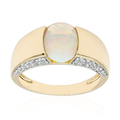 9K Welo Opal Gold Ring