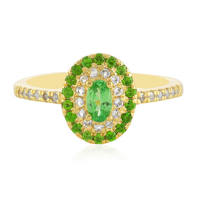 Tsavorite Silver Ring