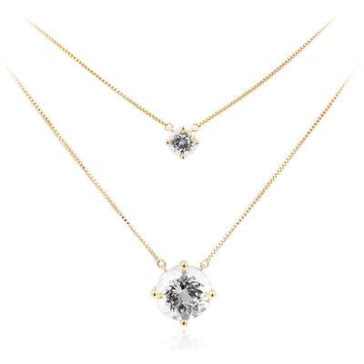 9K Danburite Gold Necklace (de Melo)