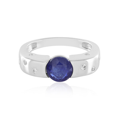 Madagascar Blue Sapphire Silver Ring (de Melo)