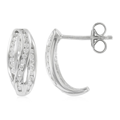Zircon Silver Earrings