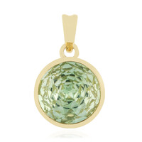 9K Green Amethyst Gold Pendant (PHANTASIA)