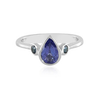 Tanzanite Silver Ring (Adela Silber)