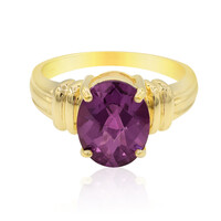 Grape Topaz Silver Ring