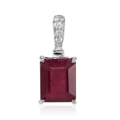 Madagascar Ruby Silver Pendant