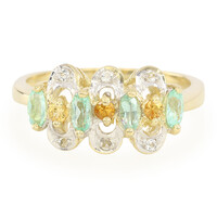 9K Brazilian Paraiba Tourmaline Gold Ring