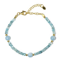 Aquamarine Silver Bracelet