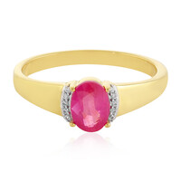Madagascar Pink Sapphire Silver Ring