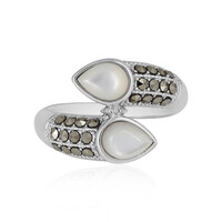 Mother of Pearl Silver Ring