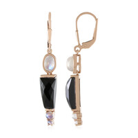 Black Spinel Silver Earrings (KM by Juwelo)