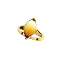 Baltic Amber Silver Ring