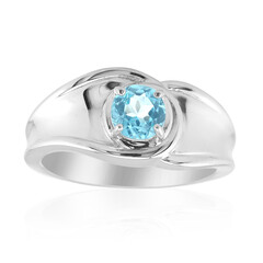 Blue Apatite Silver Ring (Pallanova)