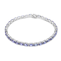 10K AAA Tanzanite Gold Bracelet