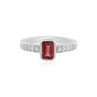 Mozambique Garnet Silver Ring