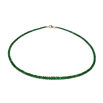 9K Tsavorite Gold Necklace