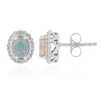 Welo Opal Silver Earrings