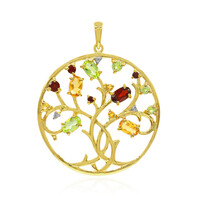 Citrine Silver Pendant