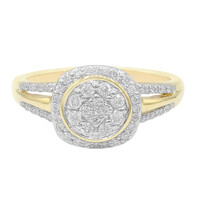 9K SI1 (G) Diamond Gold Ring
