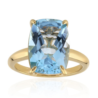 Sky Blue Topaz Silver Ring
