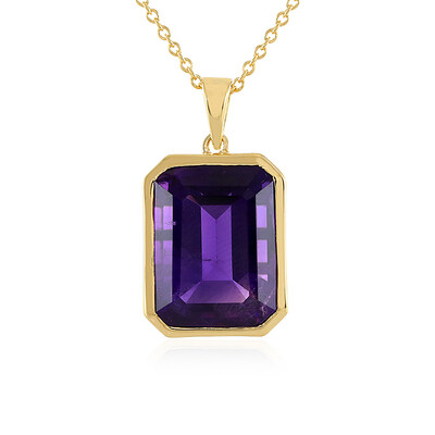 Zambian Amethyst Silver Necklace