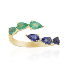 14K Ceylon Blue Sapphire Gold Ring (CIRARI)