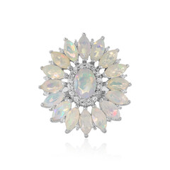 Welo Opal Silver Ring