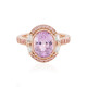 Kunzite Silver Ring (Adela Silber)