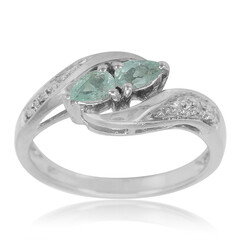 Paraiba Tourmaline Silver Ring