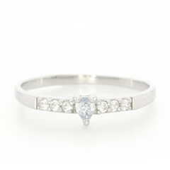 Paraiba Tourmaline Silver Ring