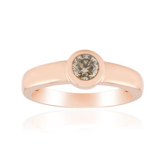 9K VS1 Argyle Rose De France Diamond Gold Ring